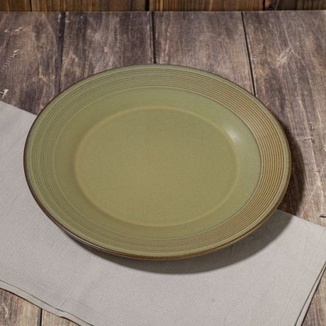 Тарелка десертная HELEZONE GREEN 21см - фото 7