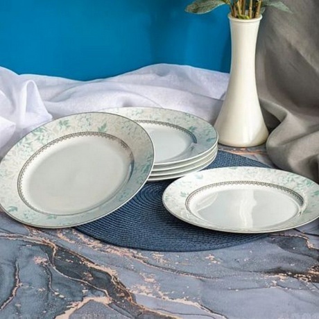 Тарелка десертная FLORA 19см - фото 7