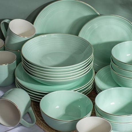 Тарелка десертная FIESTA мятный 21см - фото 9