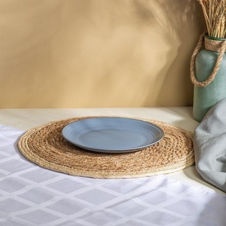 Тарелка десертная FIESTA дымчато-голубой 21см - фото 6