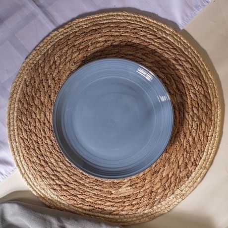 Тарелка десертная FIESTA дымчато-голубой 21см - фото 7