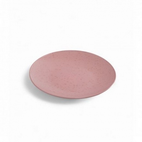Тарелка десертная DROPS розовый 20см - фото 2