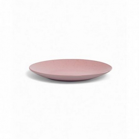 Тарелка десертная DROPS розовый 20см - фото 3
