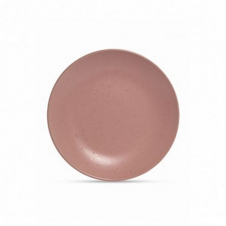 Тарелка десертная DROPS розовый 20см - фото 4