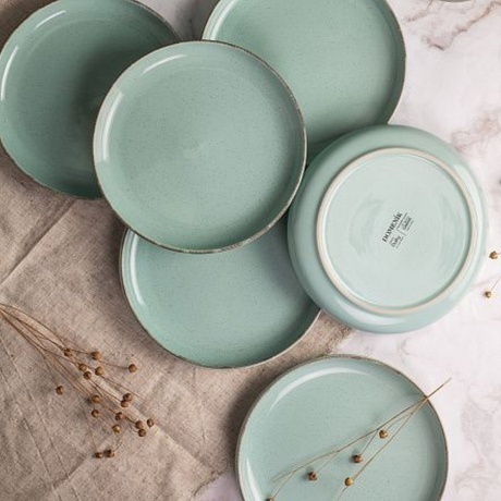 Тарелка десертная DAILY бирюзовый 19см - фото 7