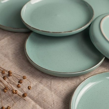 Тарелка десертная DAILY бирюзовый 19см - фото 8