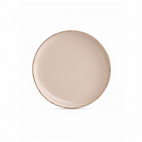 Тарелка десертная DAILY бежевый 19см - фото 1