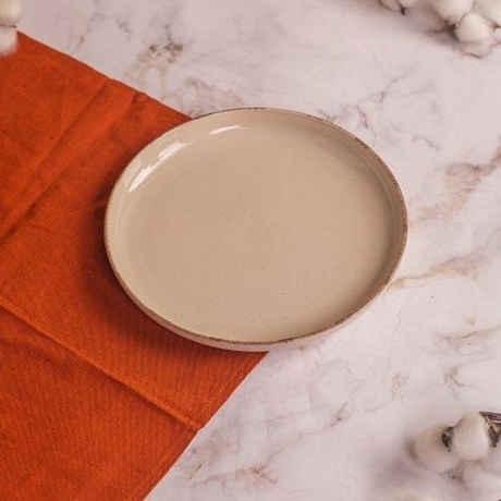 Тарелка десертная DAILY бежевый 19см - фото 5