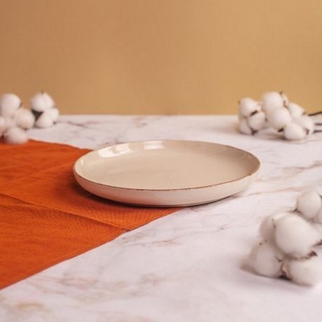Тарелка десертная DAILY бежевый 19см - фото 6