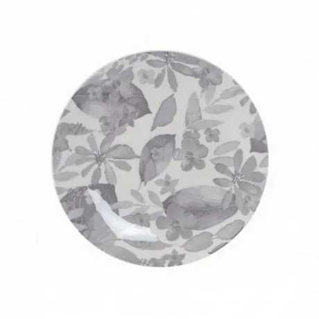 Тарелка десертная BLOOMING серая 19см