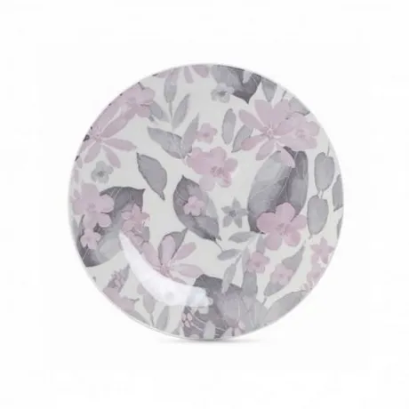 Тарелка десертная BLOOMING розовая 19см