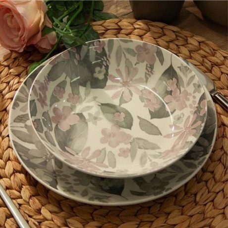 Тарелка десертная BLOOMING розовая 19см - фото 3