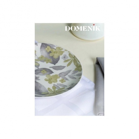 Тарелка десертная BLOOMING зеленая 19см - фото 4