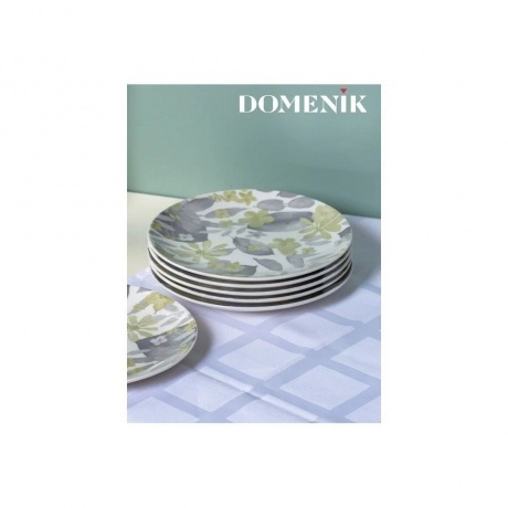 Тарелка десертная BLOOMING зеленая 19см - фото 6