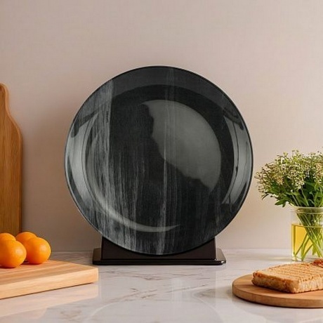 Тарелка десертная BLACK WOOD 20.5см - фото 4