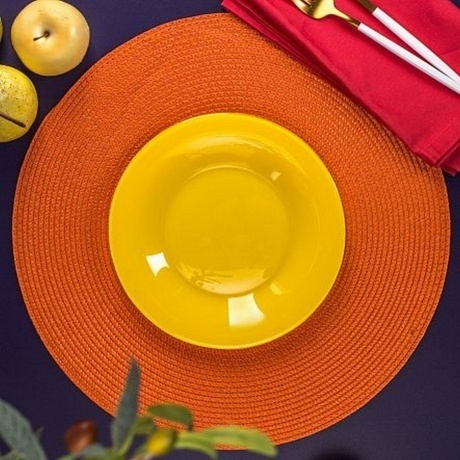 Тарелка десертная AMБИАНТЭ ЙЕЛЛОУ 19см - фото 13