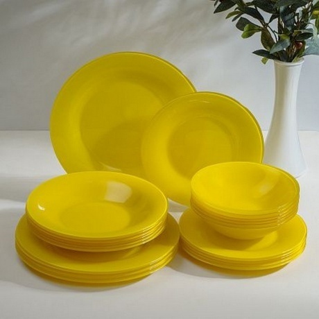 Тарелка десертная AMБИАНТЭ ЙЕЛЛОУ 19см - фото 3