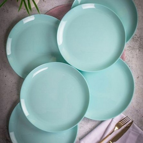 Набор столовый ДИВАЛИ ЛАЙТ ТЮРКУАЗ 18пр - фото 11