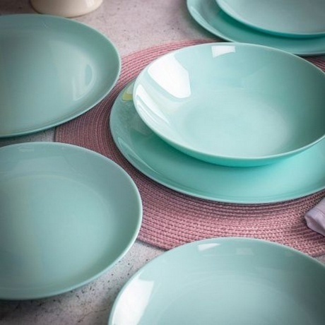 Набор столовый ДИВАЛИ ЛАЙТ ТЮРКУАЗ 18пр - фото 12