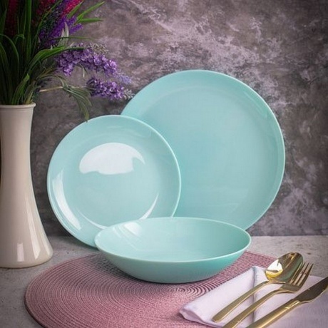 Набор столовый ДИВАЛИ ЛАЙТ ТЮРКУАЗ 18пр - фото 13