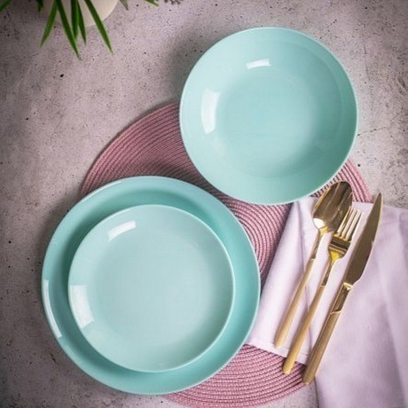 Набор столовый ДИВАЛИ ЛАЙТ ТЮРКУАЗ 18пр - фото 14