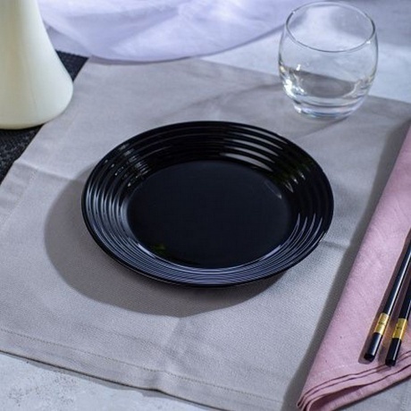 Набор столовый АРЕНА ЧЕРНО-БЕЛЫЙ 18пр - фото 5