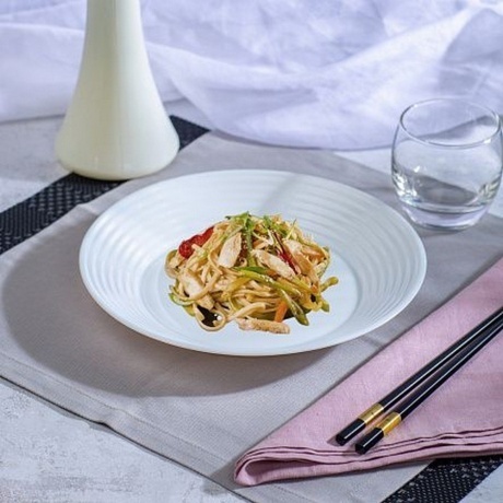 Набор столовый АРЕНА ЧЕРНО-БЕЛЫЙ 18пр - фото 6