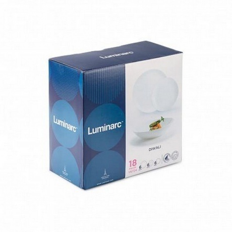 Набор столовый DIWALI WHITE 18пр - фото 2