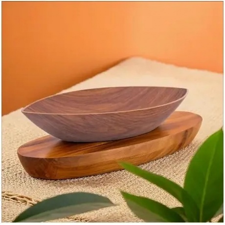 Блюдо MADERA NOCHE 31см лодочка - фото 5