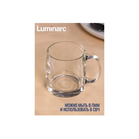 Кружка НОРДИК 380мл прозрачная - фото 4