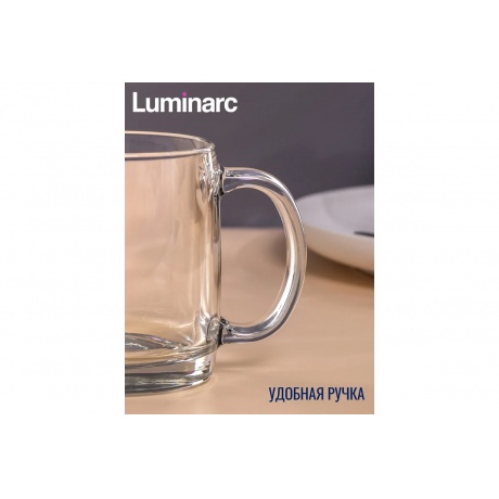 Кружка НОРДИК 380мл прозрачная - фото 6