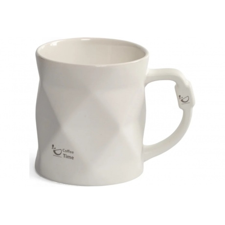 Кружка BLACK&amp;WHITE белая 390мл - фото 2