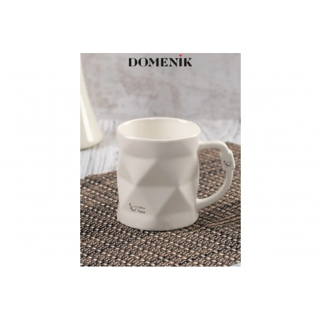 Кружка BLACK&amp;WHITE белая 390мл - фото 13