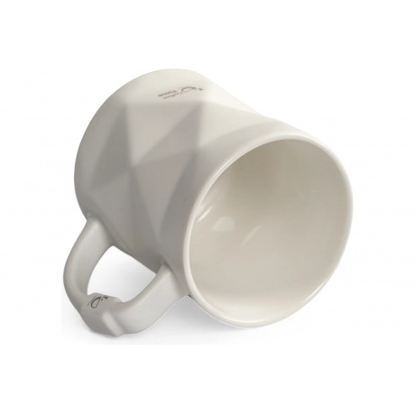 Кружка BLACK&amp;WHITE белая 390мл - фото 4