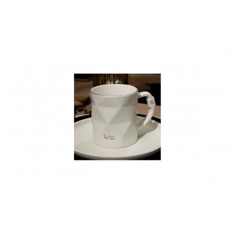 Кружка BLACK&amp;WHITE белая 390мл - фото 6