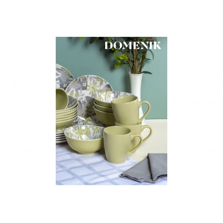 Кружка BLOOMING зеленая 350мл - фото 8