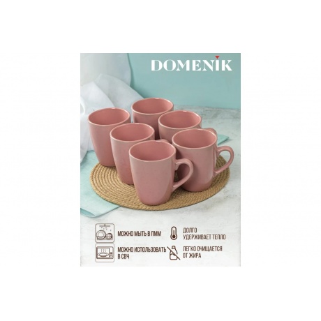 Кружка DROPS розовый 360мл - фото 6