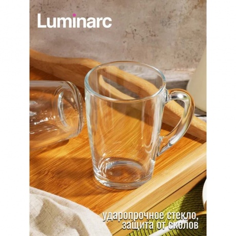 Набор кружек ВРЕМЯ ДЕГУСТАЦИЙ КОФЕ 320мл 2шт - фото 6