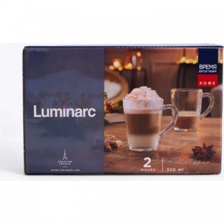 Набор кружек ВРЕМЯ ДЕГУСТАЦИЙ КОФЕ 320мл 2шт - фото 8