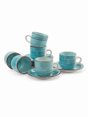 Чайный набор DOMENIK LAGUNA 12 предметов 250мл хорошее состояние