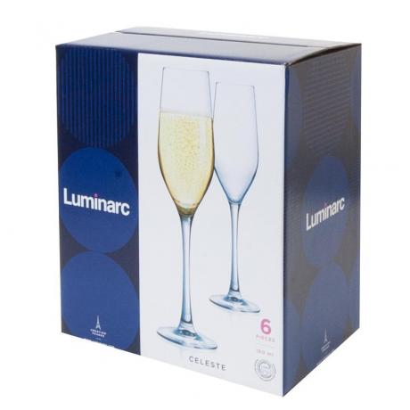 Набор бокалов LUMINARC СЕЛЕСТ для шампанского 160мл 6шт - фото 2
