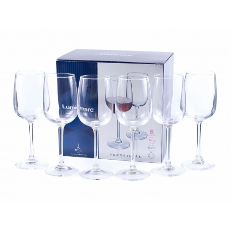 Набор бокалов для вина LUMINARC ВЕРСАЛЬ 6шт 275мл, G1509 - фото 5