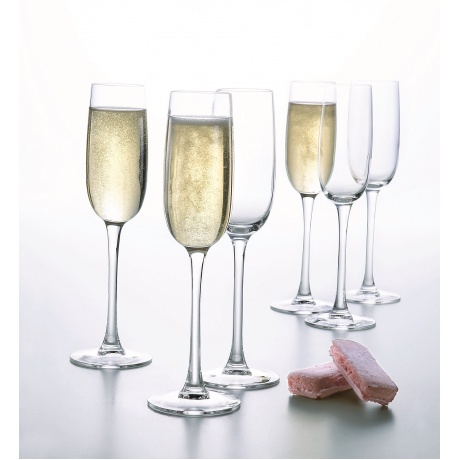 Набор бокалов для шампанского LUMINARC ВЕРСАЛЬ 6шт 160мл, G1484 - фото 4