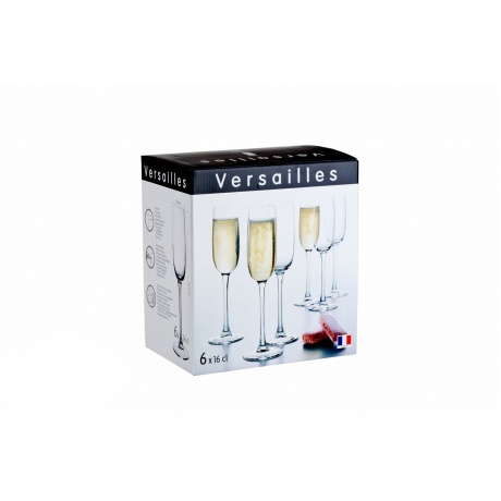 Набор бокалов для шампанского LUMINARC ВЕРСАЛЬ 6шт 160мл, G1484 - фото 6