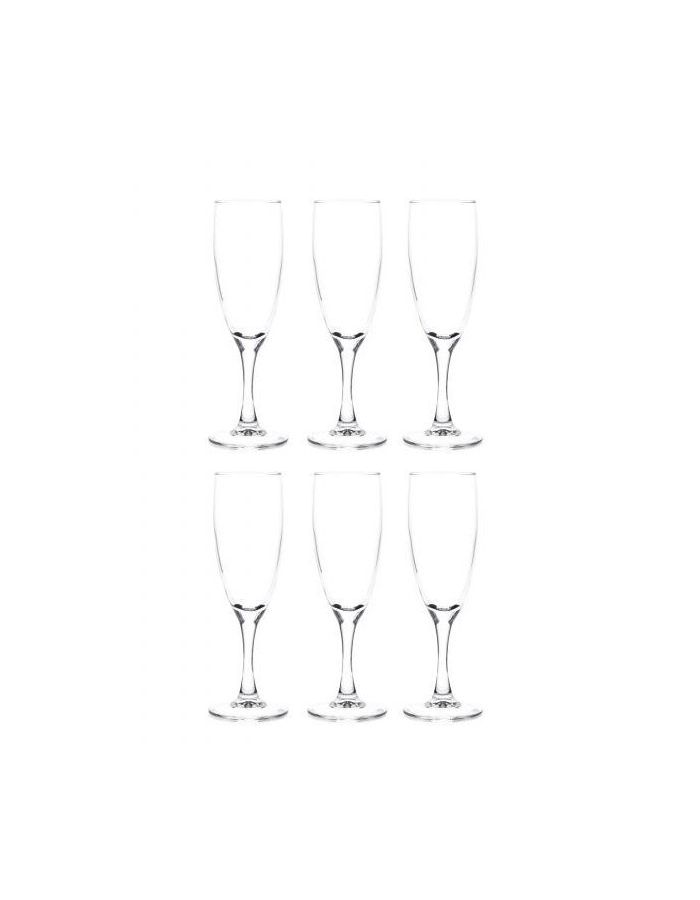 набор бокалов luminarc сигнатюр эталон для шампанского 6шт 170мл Набор бокалов для шампанского Aro P4459 6шт 170мл