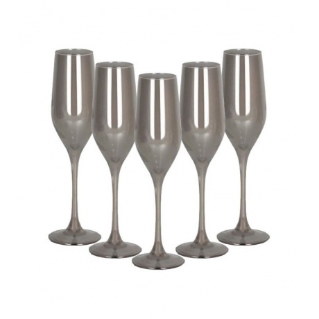 

Бокал для шампанского Luminarc Селест Сияющий графит P1564 6шт 160мл