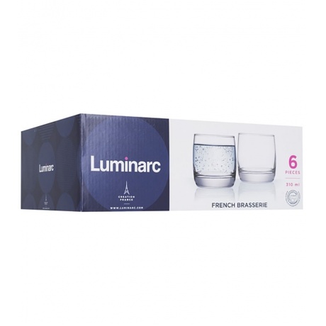 Набор стаканов Luminarc Французский ресторанчик H9370 6шт 310мл - фото 3