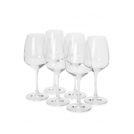 Набор бокалов для вина GISELLE 6шт 455мл CRYSTALEX CR455101GIS - фото 1