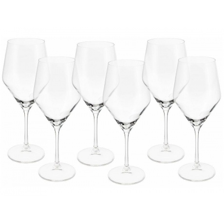 Набор бокалов для вина GISELLE 6шт 560мл CRYSTALEX CR560101GIS - фото 1