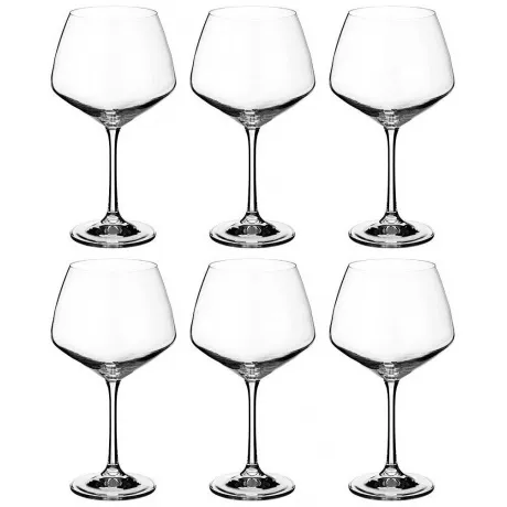 Набор бокалов для вина GISELLE 6шт 580мл CRYSTALEX CR580101GIS